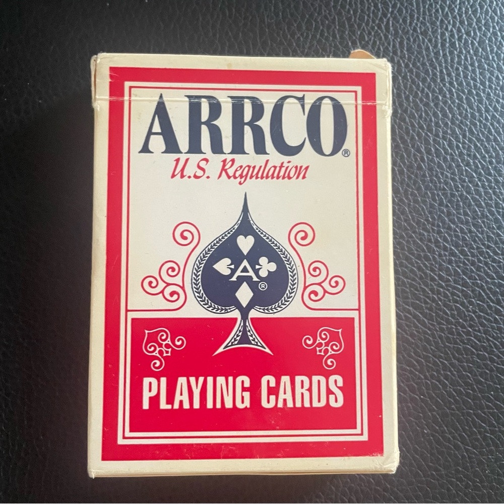 Vintage original ARRCO playing cards.